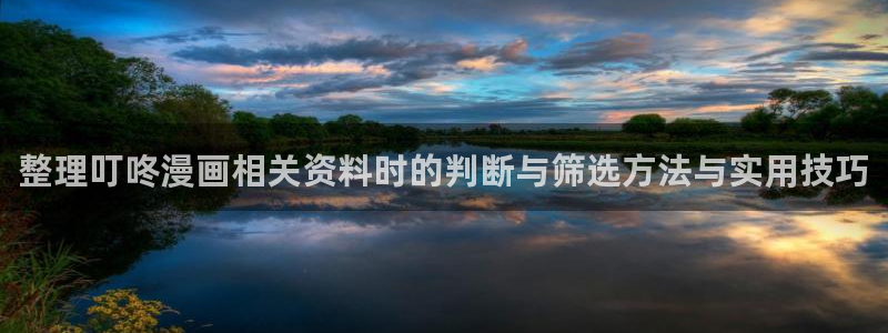 樱花日语学习路线：整理叮咚漫画相关资料时的判断与筛选方法与实用技巧